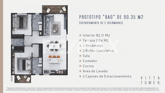 CONDOMINIO EN VENTA EN TIJUANA DE 2 RECAMARAS