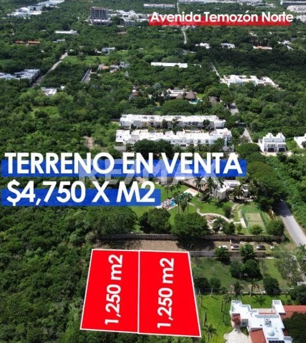 VENTA DE TERRENOS en Temozón Norte, Mérida, Yucatán.