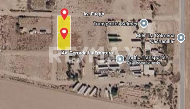 Se vende Terreno de 602mts2 en la Colonia Rancho La Frontera