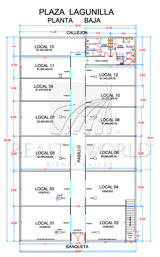 Locales en Venta en Centro Ciudad Obregón