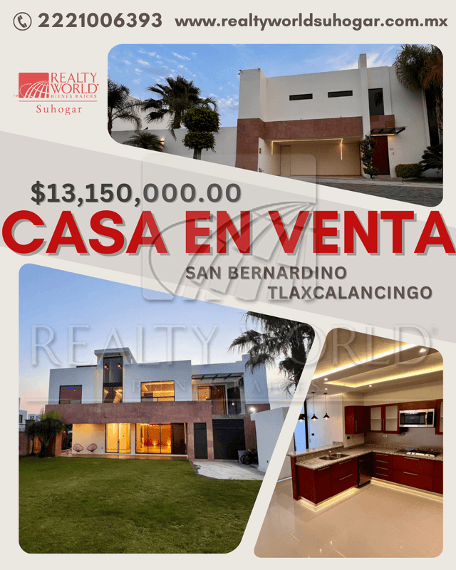 Casas en Venta en San Bernardino Tlaxcalancingo