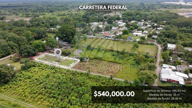 Terrenos en Venta en Plátano y Cacao 4ta. Sección