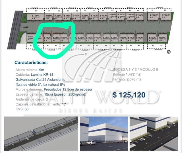 Bodegas en Renta en Cosmópolis