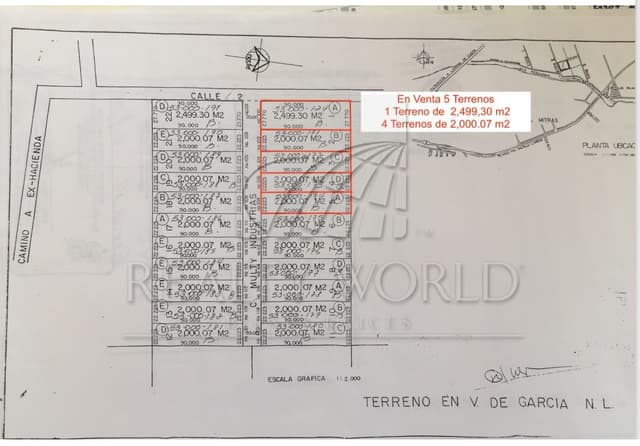 Terrenos en Venta en Paraje San José