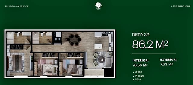 Departamentos en Venta en Villas de Las Huertas