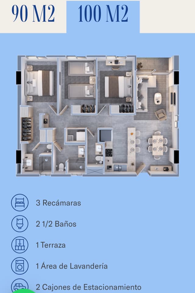 Departamentos en Venta en Pedregal de La Huasteca