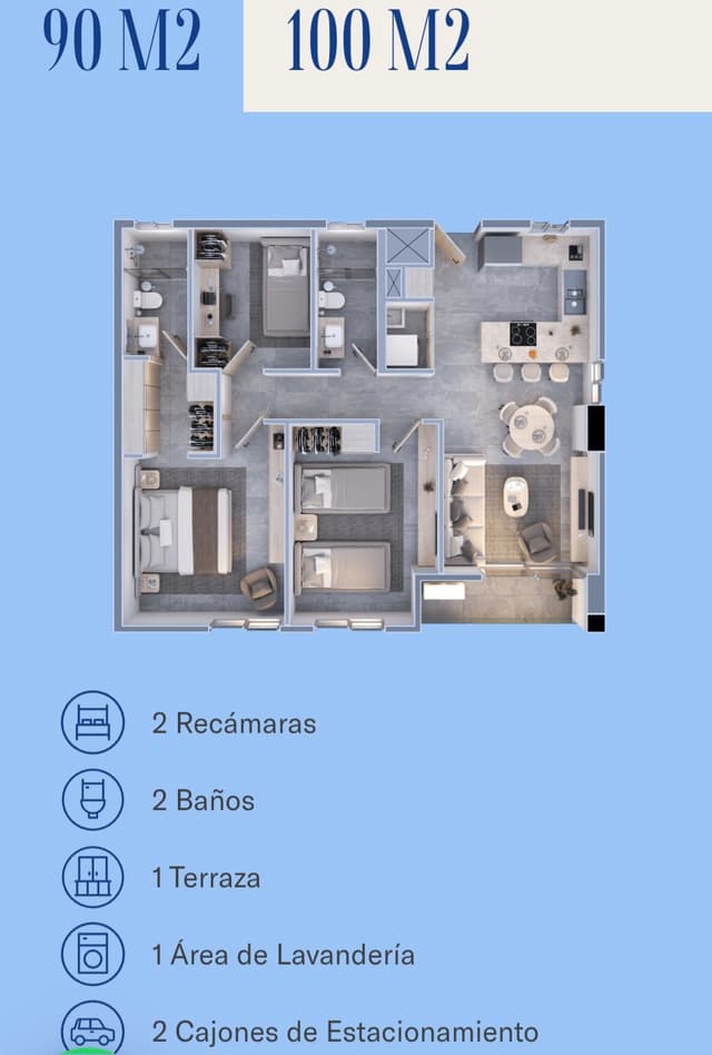 Departamentos en Venta en Pedregal de La Huasteca