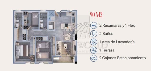 Departamentos en Venta en Pedregal de La Huasteca