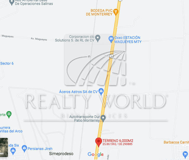 Terrenos en Renta en Interpuerto Monterrey