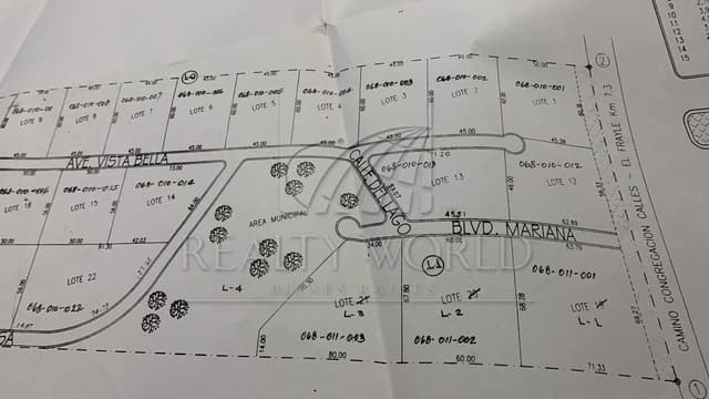 Terrenos en Venta en Congregación Calles