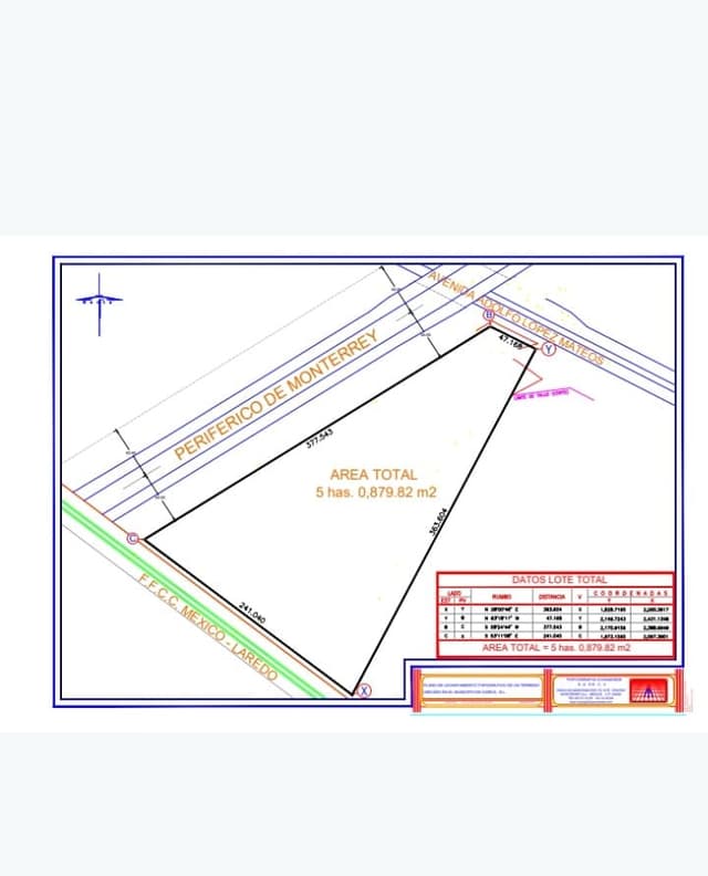 Terrenos en Venta en Industrial Santa Catarina