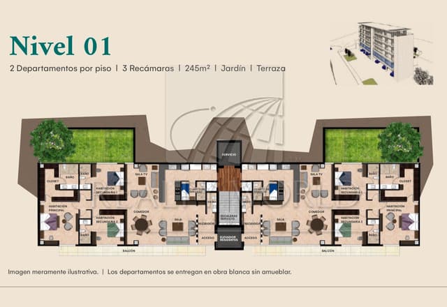 Departamentos en Venta en Los Cristales