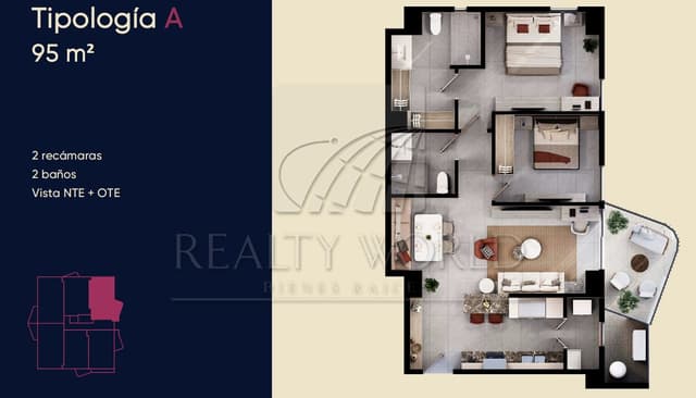 Departamentos en Venta en Santa María