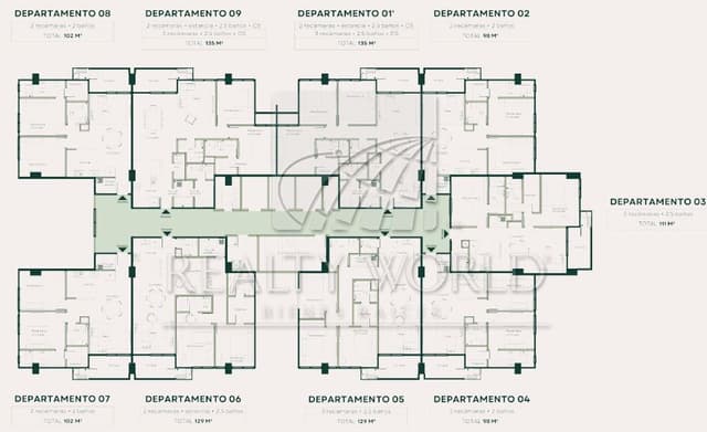 Departamentos en Venta en Valle Poniente