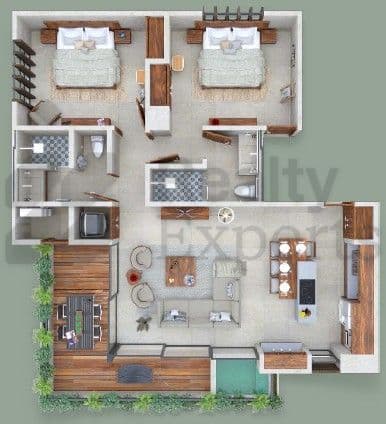 Departamentos en Venta en Aldea Zama