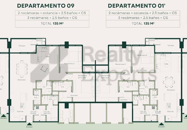 Departamentos en Venta en Valle Poniente
