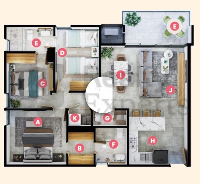 Departamentos en Venta en Cumbres 3 sector