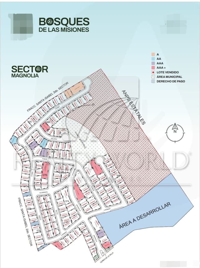 Terrenos en Venta en Fracc. Santa Isabel