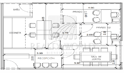 Oficinas en Renta en casco urbano