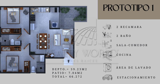 Departamentos en Venta en Portales Norte