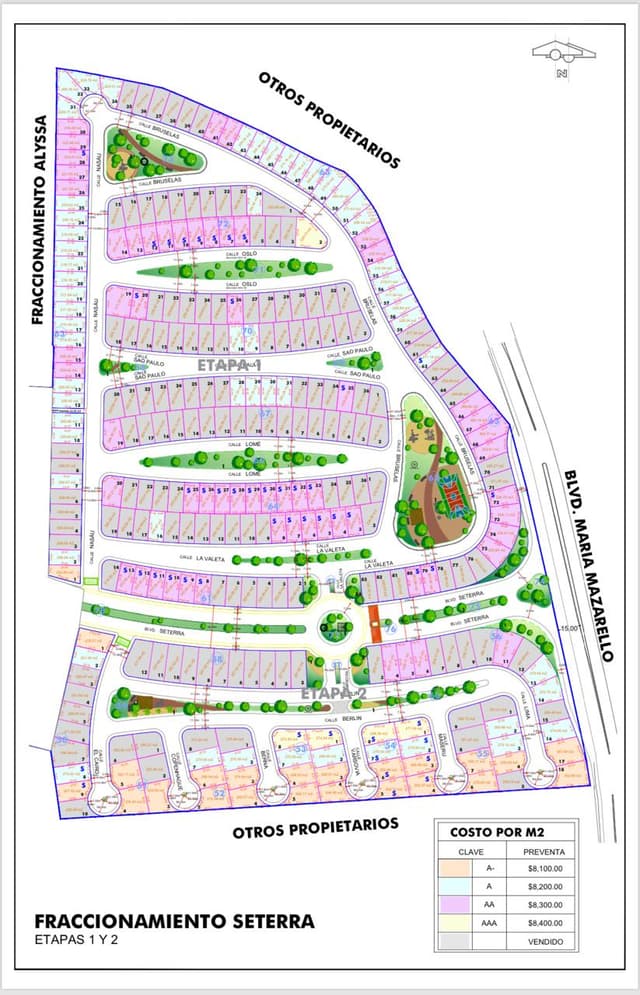 Terrenos en Venta en SETERRA