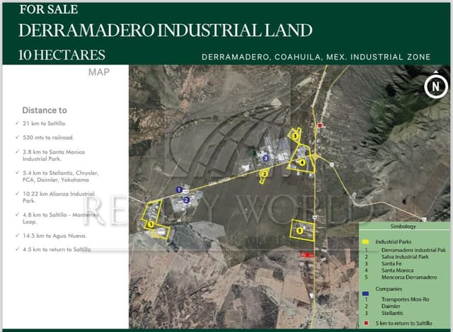 Terrenos en Venta en DERRAMADERO