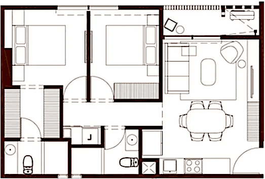 Departamentos en Venta en Centro