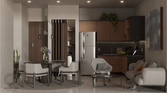 Departamento en venta en Fraccionamiento Flamingos 2 recámaras