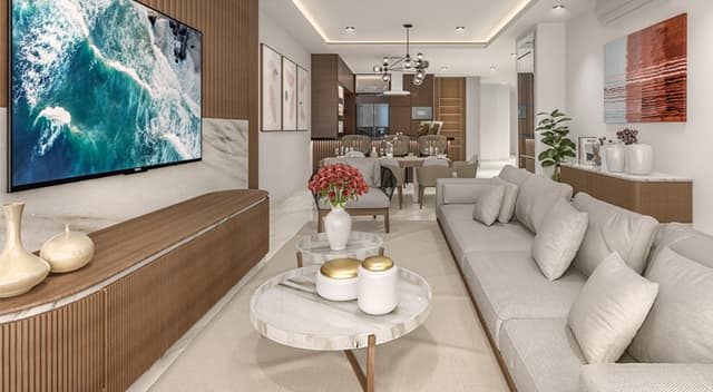 Departamento PentHouse en venta a Pie de Playa Brujas 4 recámaras