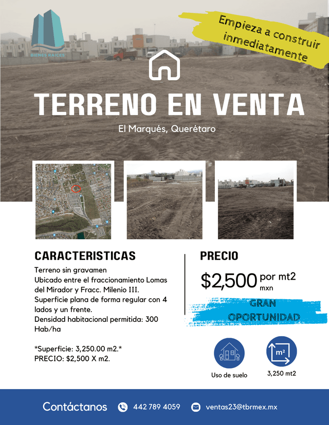 Terreno en VENTA - Libre de gravamen
