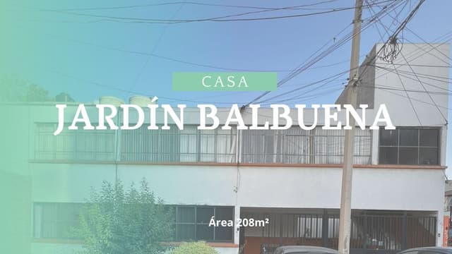 Casa en calle cerrada en venta en Jardín Balbuena, Venustiano Carranza CDMX