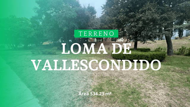 Terreno en venta en Lomas de Valle Escondido, Zona Esmeralda