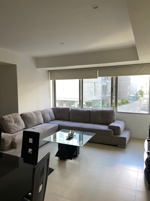 Departamento amueblado en renta Parques Polanco, 2 recámaras
