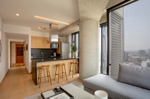 Vive en Paseo de la Reforma Invierte en University Tower Departamentos y lofts desde 31 hasta 200 m²