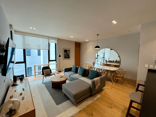 Departamento Amueblado en Renta Col. Condesa con Balcon