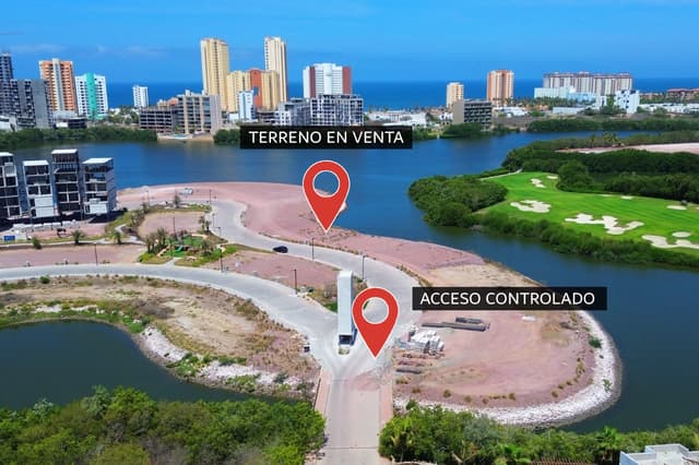 Terreno Residencial en venta en Fraccionamiento Marina Mazatlán