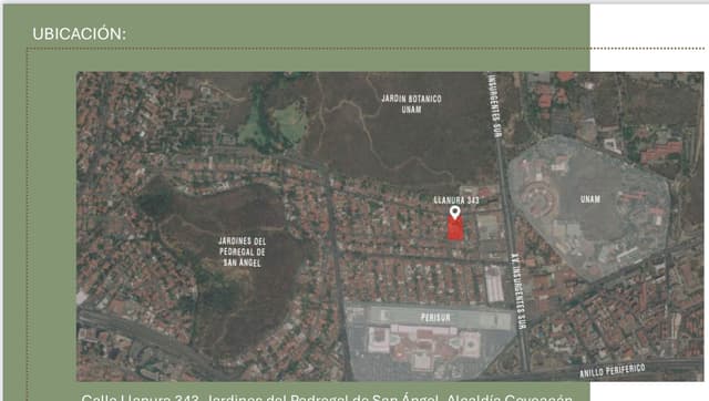 Terreno en venta en Jardines del Pedregal de San Angel