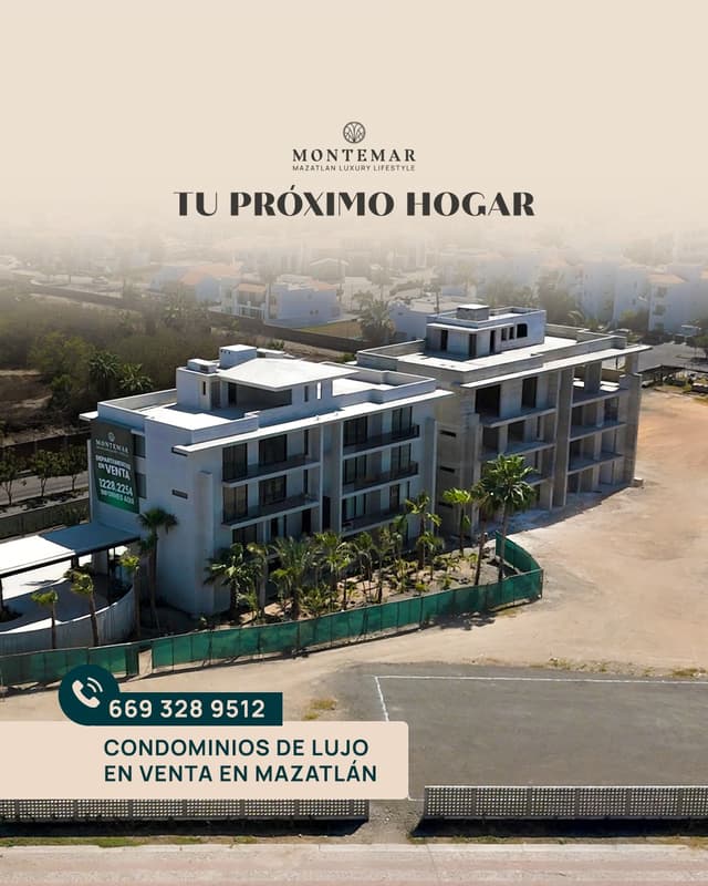 Departamento en venta en Fraccionamiento El Cid 2 Recámaras