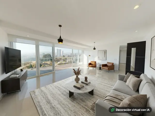 Departamento en renta en Bosque Real con TERRAZA DE 16 m2 en BR Five