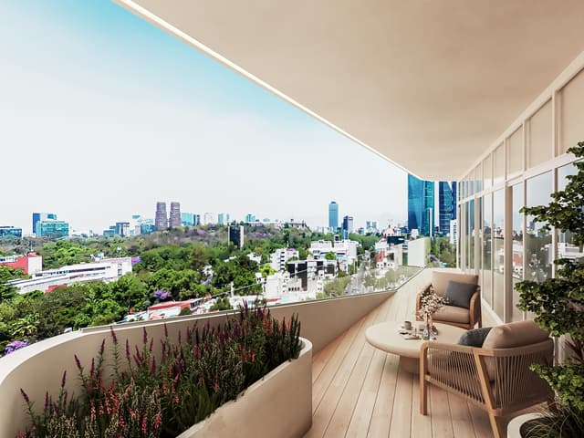 Departamento en venta en Hipódromo Condesa 3 Recámaras