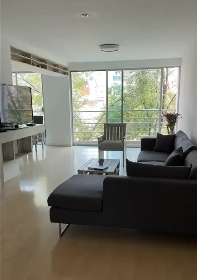 Departamento en renta en Roma Norte Amueblado 2 Recámaras