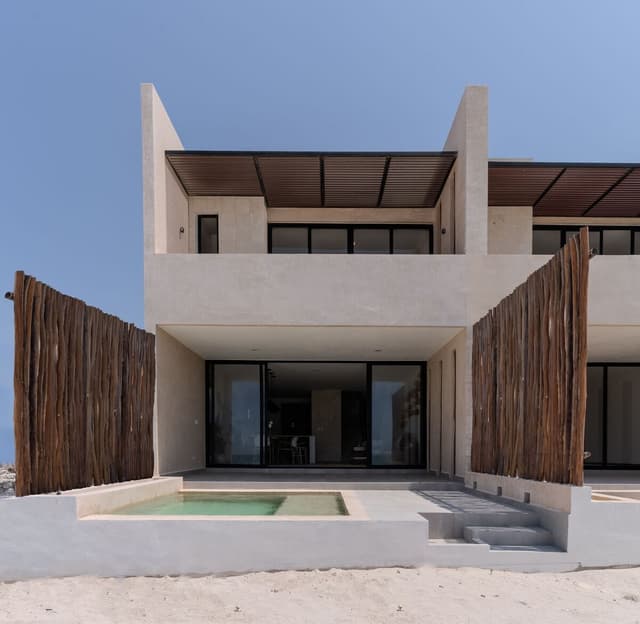 Villas en venta en Telchac, Yucatán con alberca y vista al mar