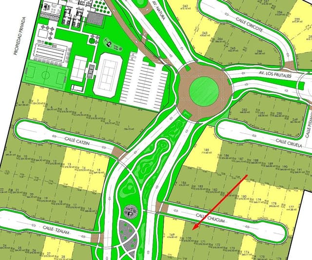 Terreno en venta en privada residencial en Cholul, Mérida con amenidades