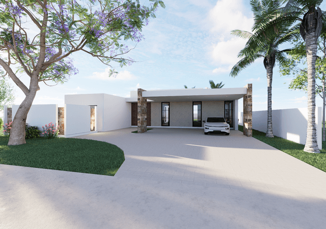 Venta de casa en privada residencial de 3 Recámaras en Komchen con amenidades