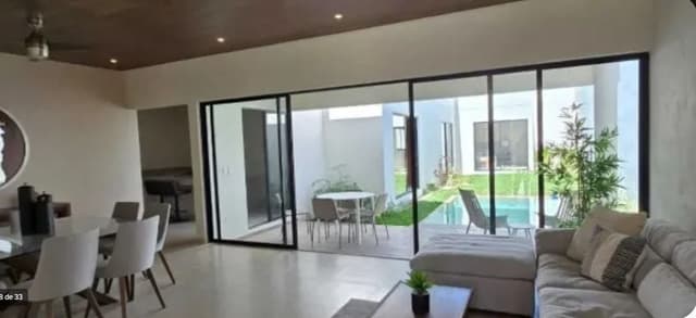 Venta de casa de 3 Habitaciones en privada con amenidades en Conkal