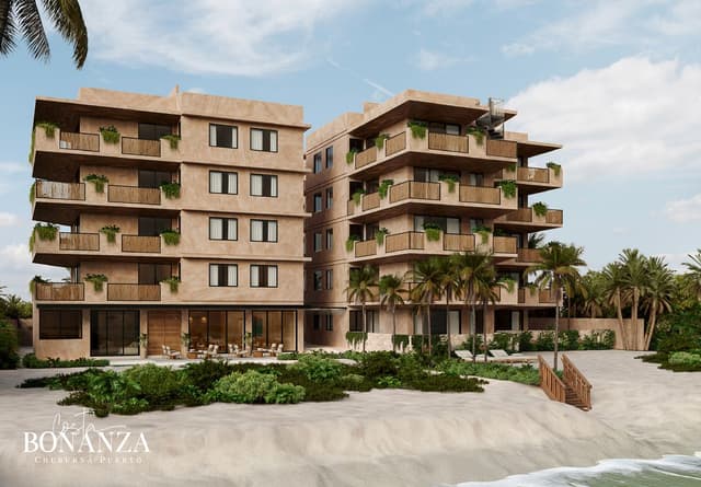 Venta de Departamento 2 Habitaciones en playa de Chuburná Puerto