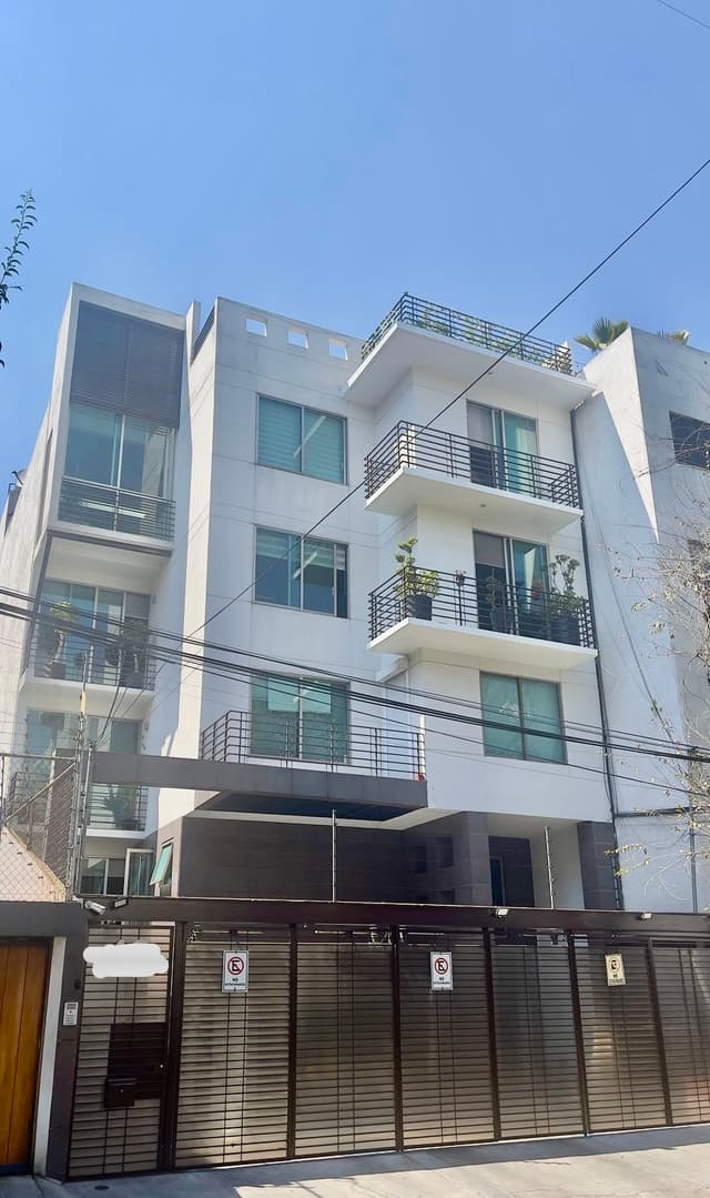 Departamento en renta en Nápoles 3 Recámaras