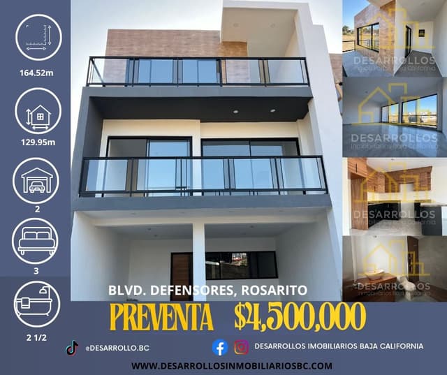 CASA EN ROSARITO DEFENSORES