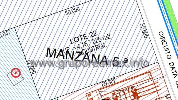 Lote 22 M5a. Terreno industrial en venta dentro de parque industrial PYME, Huimilpan, Queretaro