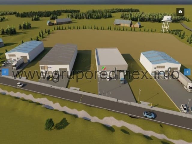 Lote 2 Terreno Industrial comercial y servicios 1,000m2 El Sauz Pedro Escobedo Carretera Mex-Qro